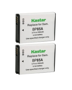 Kastar Battery 2-Pack Replacement for Samsung EA-BP85A, EA-BP85A /E, BP-85A BP85A Battery, Samsung SBC-85A Charger