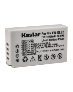 Kastar Battery (1-Pack) for Nik EN-EL22, MH-29 Work with Nik 1 J4, Nik 1 S2 Cameras