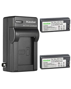 Kastar 2-Pack Battery and AC Wall Charger Replacement for Sony Cyber-Shot DSC-P5, Cyber-Shot DSC-P7, Cyber-Shot DSC-P8, Cyber-Shot DSC-P8E, Cyber-Shot DSC-P8S, Cyber-Shot DSC-P8R Cameras