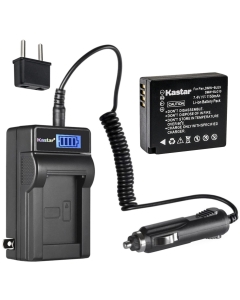 Kastar 1-Pack DMW-BLE9 Battery and LCD AC Charger Compatible with Panasonic Lumix DMC-GF3 DMC-GF3C DMC-GF3K DMC-GF3W, Lumix DMC-GF5, Lumix DMC-GF6 DMC-GF6K DMC-GF6R DMC-GF6T DMC-GF6W DMC-GF6X