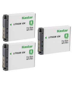 Kastar 3-Pack NP-FR1 Battery 3.6V 1250mAh Replacement for Sony CyberShot DSC-P100/L, CyberShot DSC-P100/LJ, CyberShot DSC-P100PP, CyberShot DSC-P100/R, CyberShot DSC-P100/S Camera