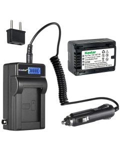Kastar 1-Pack VW-VBT190 Battery and LCD AC Charger Compatible with Panasonic HC-V720M, HC-V720GK, HC-V720MGK, HC-V720K, HC-V750, HC-V750M, HC-V750K, HC-V770, HC-V770K, HC-V770GK, HC-V770MGK Camera