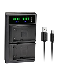 Kastar LTD2 USB Battery Charger Compatible with GEOMAX ZBA200, ZBA400, 724117 Battery, GEOMAX Stonex R6, Stonex R6+, Zoom 10, Zoom 20, Zoom 30, Zoom 35, Zoom 80, ZT80+, Zenith 50 Survey