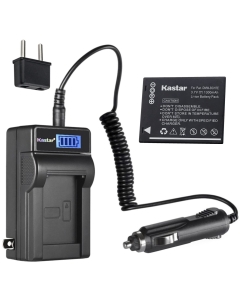 Kastar 1-Pack DMW-BCH7E Battery and LCD AC Charger Compatible with Panasonic DMW-BCH7 DMW-BCH7PP DMW-BCH7GK Battery, Panasonic DE-A75 DE-A75B, DE-A76 Charger, Panasonic Lumix DMC-FP1 FP2 FP3 FT10 TS10