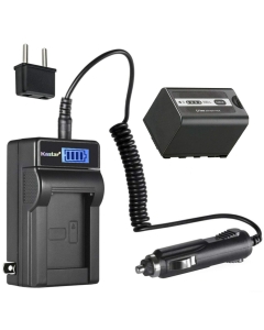 Kastar 1-Pack AG-VBR59 Battery and LCD AC Charger Compatible with Panasonic AG-VBR59 AJ-PX230, AJ-PX270, AJ-PX270PJ, AJ-PX298, AJ-PX298MC, AJ-UX90, AJ-UX180, HC-X1, HC-X1000, HC-X1500, HC-X2000 Camera