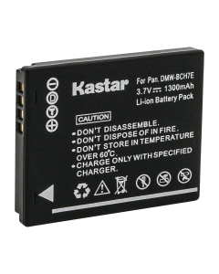 Kastar 1-Pack DMW-BCH7E Battery Replacement for Panasonic DMW-BCH7 DMW-BCH7E, DMW-BCH7PP DMW-BCH7GK Battery, Panasonic DE-A75 DE-A75B, DE-A76 Charger
