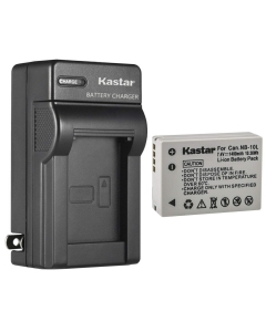 Kastar 1-Pack Battery and AC Wall Charger Replacement for Canon NB-10L NB10L, NB-10LH NB10LH Battery, Canon CB-2LC Charger, Canon PowerShot SX40 HS, PowerShot SX50 HS, PowerShot SX60 HS Cameras