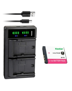 Kastar 1-Pack Battery and LTD2 USB Charger Replacement for Sony Cyber-Shot DSC-T5, Cyber-Shot DSC-T5/B, Cyber-Shot DSC-T5/N, Cyber-Shot DSC-T5/R, Cyber-Shot DSC-T9, Cyber-Shot DSC-T10, DSC-T10/B