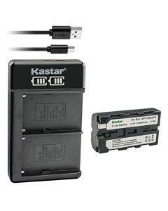 Kastar 1-Pack Battery and LKD2 USB Charger Compatible with Blackmagic Design Pocket Cinema Camera 6K Pro (Canon EF)