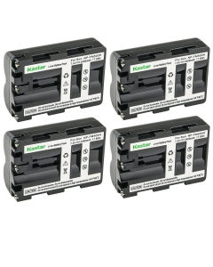 Kastar 4-Pack Battery NP-FM500HN 7.4V 2400mAh Replacement for Sony Camera DSLR-A200, DSLR-A200K, DSLR-A200W, DSLR-A200WB, DSLR-A300, α300, Alpha A300, DSLR-A300K, DSLR-A300K/N, DSLR-A300X, DSLR-A350