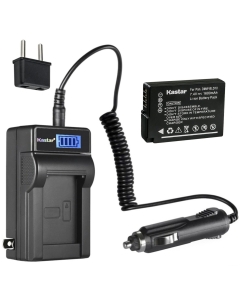 Kastar 1-Pack DMW-BLD10 Battery and LCD AC Charger Compatible with Panasonic DMW-BLD10, DMW-BLD10E, DMW-BLD10PP Battery, Panasonic DE-A93 DE-A93B, DE-A94 DE-A94B Charger, Panasonic DMC-GX1 G3 GF2