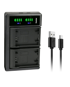 Kastar LTD2 USB Battery Charger Replacement for Sony Cyber-Shot DSC-P7, Cyber-Shot DSC-P8, Cyber-Shot DSC-P8E, Cyber-Shot DSC-P8S, Cyber-Shot DSC-P8R, Cyber-Shot DSC-P8L, Cyber-Shot DSC-P9