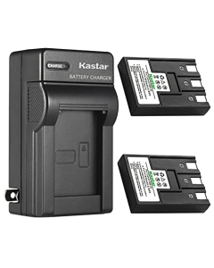 Kastar 2-Pack Battery and AC Wall Charger Replacement for Canon PowerShot 20, Digital IXUS 700, Digital IXUS 750, Digital IXUS i, Digital IXUS i5, Digital IXUS II, Digital IXUS IIs, Digital IXUS i7