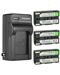 Kastar 3-Pack Battery and AC Wall Charger Replacement for Mamiya Leaf Aptus-II 7, Mamiya Leaf Aptus-II 8, Mamiya Leaf Aptus-II 10, Mamiya Leaf Aptus-II 10R, Mamiya Leaf Aptus-II 12 Format Camera