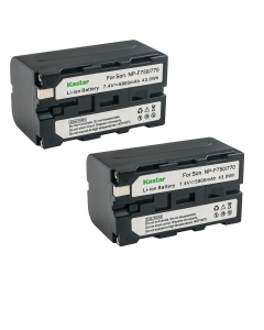 Kastar 2-Pack NP-F770 Battery 7.4V 5800mAh Replacement for CCD-TRV47 CCD-TRV48 CCD-TRV49 CCD-TRV51 CCD-TRV510 CCD-TRV517 CCD-TRV54 CCD-TRV55 CCD-TRV56 CCD-TRV57 CCD-TRV58 CCD-TRV59 Camera