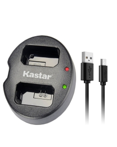 Kastar Dual USB Charger for NP-FW50 and Sony Alpha 6300 Alpha 6500 ILCE-QX1 Alpha 7 7R 7R II 7S a7R a7S a7R II a5000 a5100 a6000 a6300 NEX-7 DSC-RX10 DSC-RX10 II III 7SM2 ILCE-7R 7S