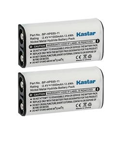 Kastar 2-Pack 2.4V 1000mAh Ni-MH Battery Replacement for Sony BP-HP800-11 Battery, Sony MDR-RF995 MDR-RF995RK Wireless Headset