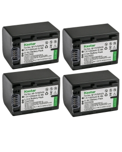 Kastar 4-Pack NP-FH70 Battery Replacement for Sony DCR-HC85, DCR-HC94, DCR-HC96, DCR-SR10, DCR-SR11, DCR-SR12, DCR-SR100, DCR-SR190, DCR-SR200, DCR-SR210, DCR-SR220, DCR-SR290, DCR-SR30 Camera