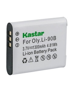 Kastar Battery for Olympus Li-90B Li-92B and Olympus Tough TG-Tracker, Tough SH-1, SH-2, SP-100, SP-100 IHS, SP-100EE, Tough TG-1 iHS, TG-2 iHS, TG-3, TG-4, SH-50 iHS, SH-60, XZ-2 iHS Digital Camera