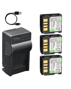 Kastar 3-Pack Battery and AC & USB-C Charger, Compatible with JVC BN-VF707 BN-VF714 BN-VF733 for GR-D GR-DF GR-X Everio GZ-MG Series Camcorders