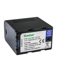 Kastar SSL-JVC70 Battery 1-Pack Replacement for JVC GY-HM200HW, GY-HM200SP, GY-HM200SP Sports, GY-HM250 GY-HM250SP, GY-HM600, GY-HM600E, GY-HM600EC, GY-HM620U, GY-HM650, GY-HM650U, GY-HM650SC Camera