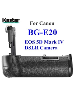 Kastar Professional Multi-Power Vertical Battery Grip (Replacement for BG-E20) for EOS 5D Mark IV, 5D Mark 4 Digital SLR Camera, Compatible with 2 Batteries of LP-E6/LP-E6N