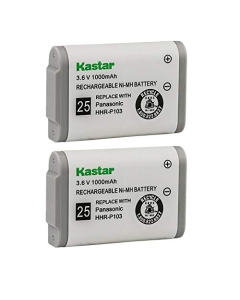 Kastar 2-Pack HHR-P103 Battery Replacement for Dantona BATT-103 BATT103 Empire CPH-490 CPH490 Energizer ER-P507 ERP507 GE 86413 TL26413 TL-26413 TL96413 TL-96413 Hi Capacity B-784 B784