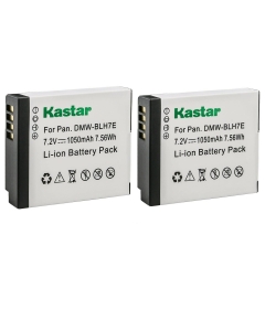 Kastar 2-Pack DMW-BLH7E Battery Replacement for Panasonic Lumix DMC-GM5, Lumix DMC-GM5K, Lumix DMC-GF7, Lumix DMC-GF7KP, Lumix DMC-GF8, Lumix DMC-LX9, Lumix DMC-LX10, Lumix DMC-LX15 Camera