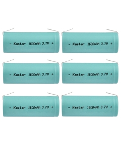 Kastar 6 Pcs Li-ion Battery Replacement for Philip Norelco HQ8894 Sensotec Shaver 8892XL 8894XL 8895XL 9160XL 9170XL 9190XL 9195XL 9170XLCC HQ9190CC HQ9140 SmartTouch XL Shaver HQ9170 HQ9160 HQ9100