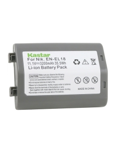 Kastar 1-Pack Battery Replacement for Nikon EN-EL18 EN-EL18a EN-EL18b EN-EL18c EN-EL18d Battery, MH-26 MH-26a MH-26b Charger, Nikon D4 D4S D5 D6 D6S Camera, Nikon Z 9 Mirrorless Digital Camera