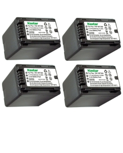 Kastar 4-Pack Battery VW-VBT380 Replacement for Panasonic HC-V770GK, HC-V770MGK, HC-V800, HC-V800K, HC-VX1, HC-VX1K, HC-VX870, HC-VX870K, HC-VX870GK, HC-VX870MGK, HC-VX870MGKK, HC-VX980GK Camera