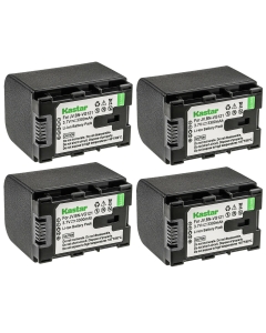 Kastar BN-VG121 Battery 4-Pack Replacement for JVC GZ-MS250U GZ-HM30 GZ-HM30BU GZ-HM30U GZ-HM33 GZ-HM35 GZ-HM35U GZ-HM40 GZ-HM50 GZ-HM50U GZ-HM65 GZ-HM300 GZ-HM300BU GZ-HM300BUS GZ-HM300SEK Camera
