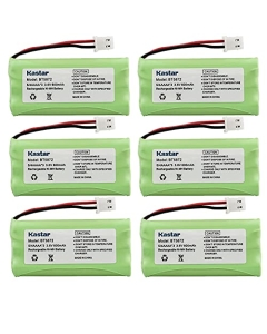 Kastar 6-Pack Ni-MH Battery, AAAA 3.6V 600mAh, Replacement for VTech 89-1333-00-00 89-1333-01-00 8913330000 8913330100 BT5632 BT5872 LS5101 / 5101 LS5105 / 5105 LS5145 / 5145 LS5146 / 5146 CPH-517J