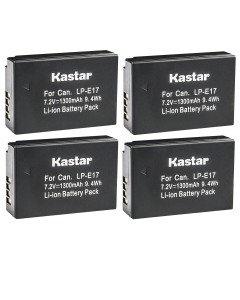 Kastar 4-Pack Battery Replacement for Saramonic VmicLink5 HiFi Wireless Microphone Systems