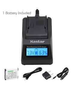 Kastar Ultra Fast Charger(3X Faster) Kit and Battery (1-Pack) for Pentax D-Li88, Panasonic VW-VBX070, Sanyo DB-L80, DB-L80AU Battery and Digital Cameras (Search Your Camera Model Down Description)