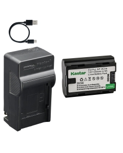 Kastar 1-Pack Battery and AC & USB-C Charger, Compatible with Fujifilm NP-W235 Battery, BC-W235 Charger, and Fujifilm X-T4, X-T5, X-H2, X-H2S, GFX 100S, GFX 50S II, X-S20 Cameras