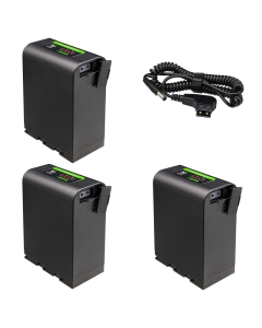 Kastar 3-Pack BN-VC298G Battery W/D-Tap Output Replacement for JVC BN-VC264G BN-VC298G, AA-VC20, GY-HC500 GY-HC500E GY-HC500U GY-HC500UN GY-HC500SPC GY-HC500SPCN GY-HC550 GY-HC550E GY-HC550UN Camera