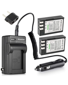 Kastar Battery (2-Pack) and Charger Kit for Nik EN-EL9, EN-EL9a Battery, MH-23 Charger, Nik D3000, D5000, D40, D60, D40X SLR Cameras
