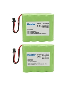 Kastar 2-Pack Ni-MH Battery 4.8V 2100mAh Compatible with DSC BATT2148V 4PH-H-AA2100-S-D22 WS4920HE WTK5504 Wireless Security System Alarm Panel 17000153