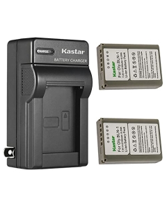 Kastar 2-Pack Battery and AC Wall Charger Replacement for Olympus BLN-1 BLN1 Battery, Olympus BCN-1 BCN1 Charger, Olympus M-D E-M1, OM-D E-M5, OM-D E-M5 Mark II, Pen E-P5, Pen-F Cameras