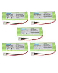 Kastar Cordless Battery (5 Pack), Ni-MH 2.4V 800mAh, Replacement for BT-18443 BT-28443 89-1337-00-00 VTech LS-6115 LS-6117 LS-6125 LS6126 LS6225 Wireless Home Handset Telephone