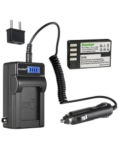 Kastar 1-Pack Battery and LCD AC Charger Compatible with Pentax D-Li109 DLi109 Battery, Pentax D-BC109 Charger, Pentax K-R K-30 K-50 K-70 K-500 K-S1 K-S2 KP KR K2 K30 K50 K70 K500 KS1 KS2 Camera