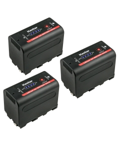 Kastar NP-F780EXP Battery 3-Pack Replacement for HVL-20DW HVL-20DW2 HVL-LBPA HVL-ML20 HVR-DR60 HVR-HD1000 HVR-M10 HVR-V1 HVR-Z1 HVR-Z5 HVR-Z7 HVR-AU1 HXR-MC1500 HXR-MC2000 HXR-MC2500 Camera