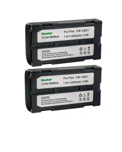 Kastar 2-Pack VW-VBD1 Battery Replacement for NV-D Series NV-DE3 NV-DJ1 NV-DJ100 NV-DL1 NV-DP1, PV-DS Series NV-DS1, NV-DS1EN, NV-DS1EG NV-DS100EN NV-DS5, NV-DS5EG, NV-DS5EN