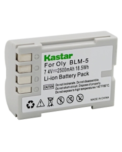 Kastar Battery (1-Pack) for Olympus BLM-5, PS-BLM5 Work with Olympus C-8080 C-7070 C-5060 E1 E3 E5 E300 E330 E500 E510 E520 Digital Cameras