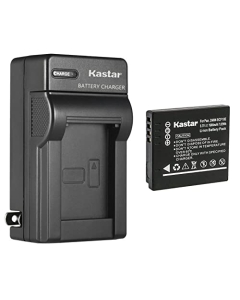 Kastar 1-Pack Battery and AC Wall Charger Replacement for Panasonic DMW-BCF10 DMW-BCF10E DMW-BCF10PP, CGA-S009 CGA-S009E CGA-S/106B Battery, Panasonic DE-A59 DE-A59B, DE-A60 Charger