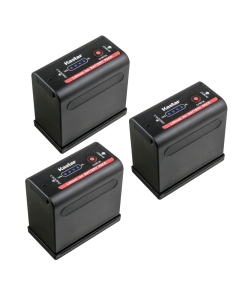 Kastar 3-Pack BP-980GPRO Battery 7.4V 8700mAh Replacement for RED Komodo 6K Digital Cinema Camera