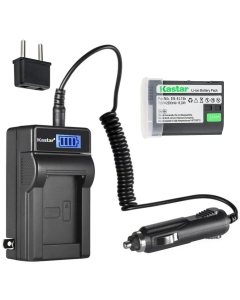 Kastar 1-Pack EN-EL15b Battery and LCD AC Charger Compatible with Nikon Z 6, Z6, Z 7, Z7, Z 7 Q3, Z7Q3, 1 V1, D500, D600, D610, D750, D780, D800, D800E, D810, D810A, D850 Digital Camera