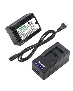 Kastar LED Super Fast Charger & Battery Replacement for Panasonic VW-VBT190 HC-V130 V180 HC-V201 V210 V250 HC-V380 HC-V510 V520 V550 HC-V710 V720 V750 V770 HC-VX870 HC-VX981 HC-W580 W850 HC-WXF991
