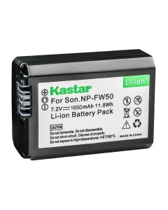 Kastar Battery (1-Pack) for Sony NP-FW50, BC-VW1, BC-TRW work with Sony Alpha 7, a7, Alpha 7R, a7R, Alpha a3000, Alpha a5000, Alpha a6000, NEX-3, NEX-3N, NEX-5, NEX-5N, NEX-5R, NEX-5T, NEX-6, NEX-7, NEX-C3, NEX-F3, SLT-A33, SLT-A35, SLT-A37, SLT-A55V, Cyb